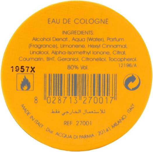 Acqua di Parma Colonia Pura Eau De Cologne pray 50ml