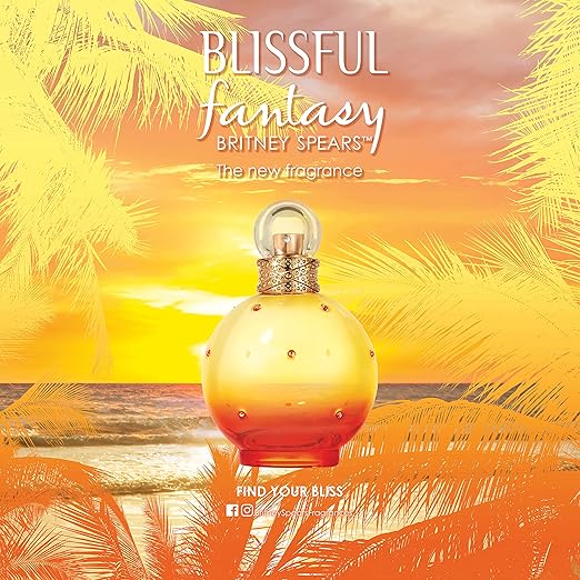 Britney Spears Blissful Fantasy Eau De Toilette Spray 100ml