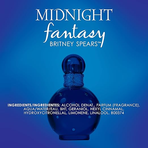 Britney Spears Midnight Fantasy Eau De Parfum Spray 100ml