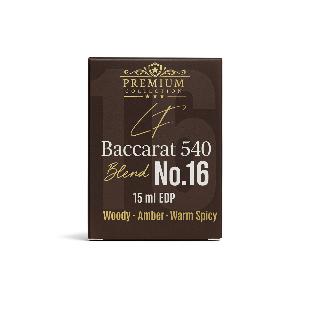 Blend No.16 Baccarat 15ml EDP Oil-Based Amber, Saffron & Woods Travel Fragrance