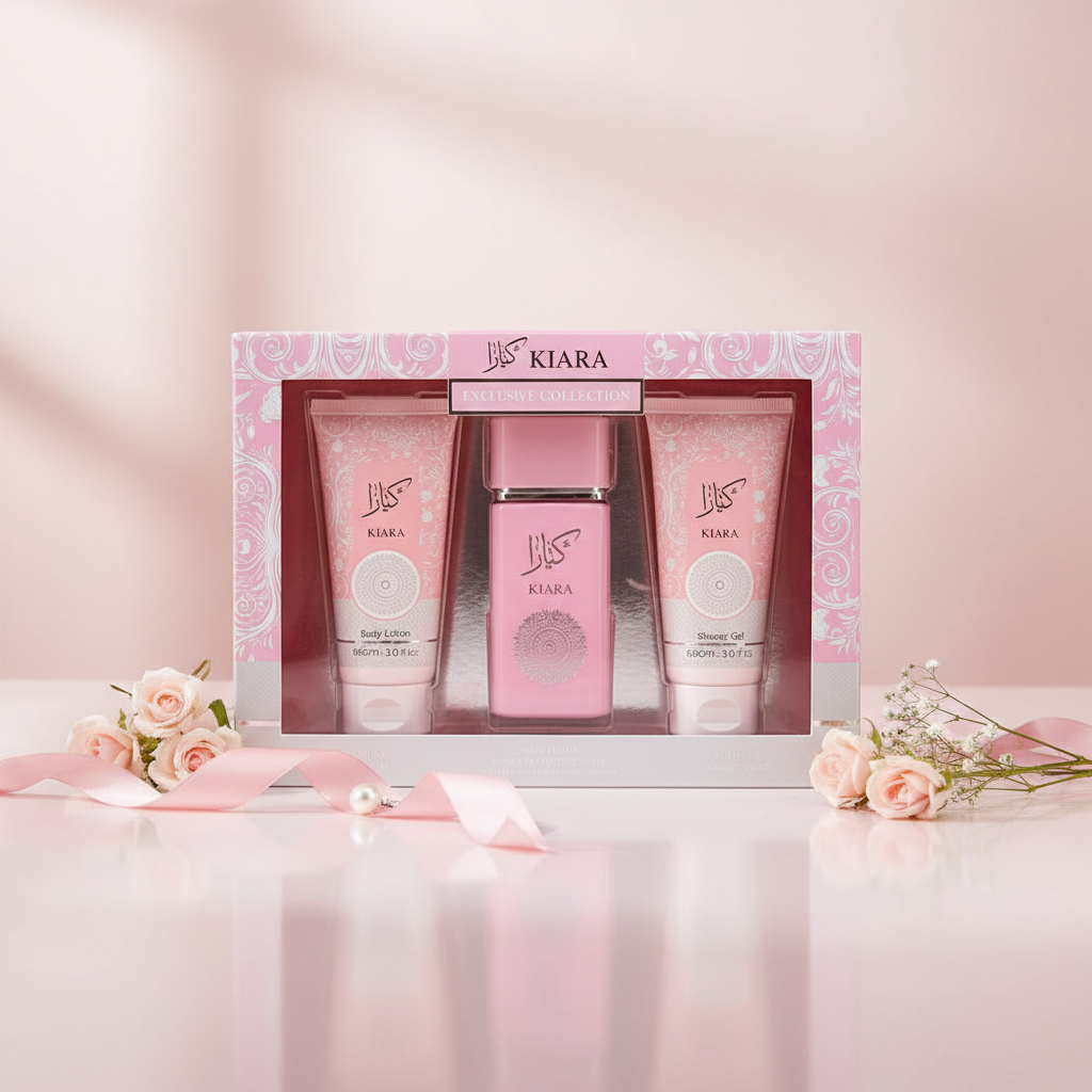 Exclusive Collection Kiara Pink Ladies 3pcs Gift Set - Premium